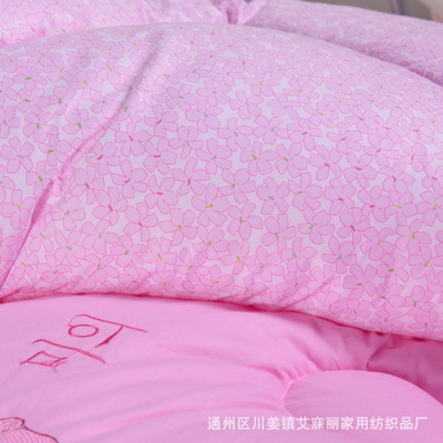 【廠家直供 艾寐麗家紡 唯美韓式 冬被子 春秋被芯 特價被 批發零售】價格,廠家,圖片,被子、蠶絲被、羽絨被,通州區川姜鎮艾寐麗家用紡織品廠-